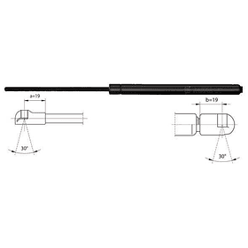 AMORTIGUADOR CAPOT - VIKA