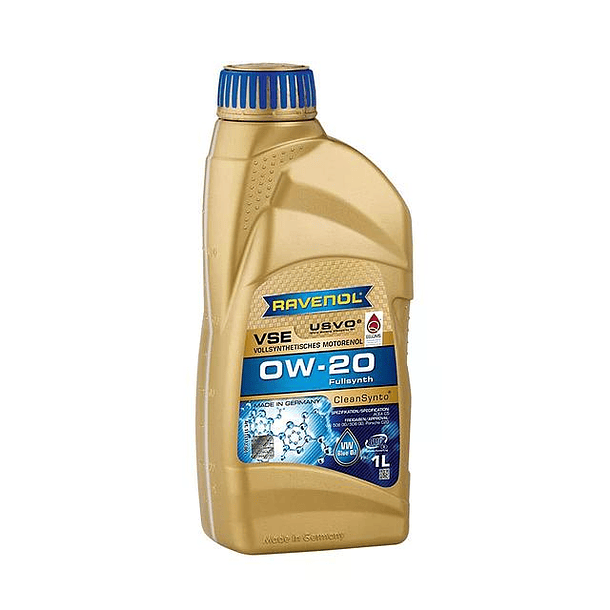 ACEITE MOTOR 0W20 VSE 1LTS RAVENOL