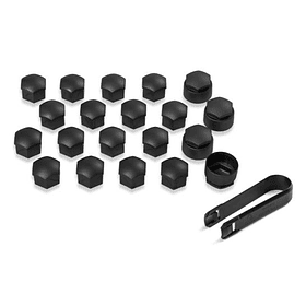 CUBIERTAS PERNO NEGRO MATE  SEGURIDAD