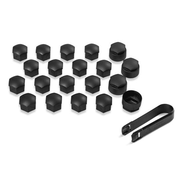 CUBIERTAS PERNO NEGRO MATE  SEGURIDAD