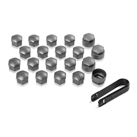 CUBIERTAS PERNO GRIS MATE  SEGURIDAD