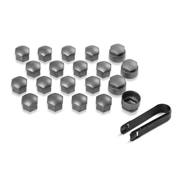 CUBIERTAS PERNO GRIS MATE  SEGURIDAD