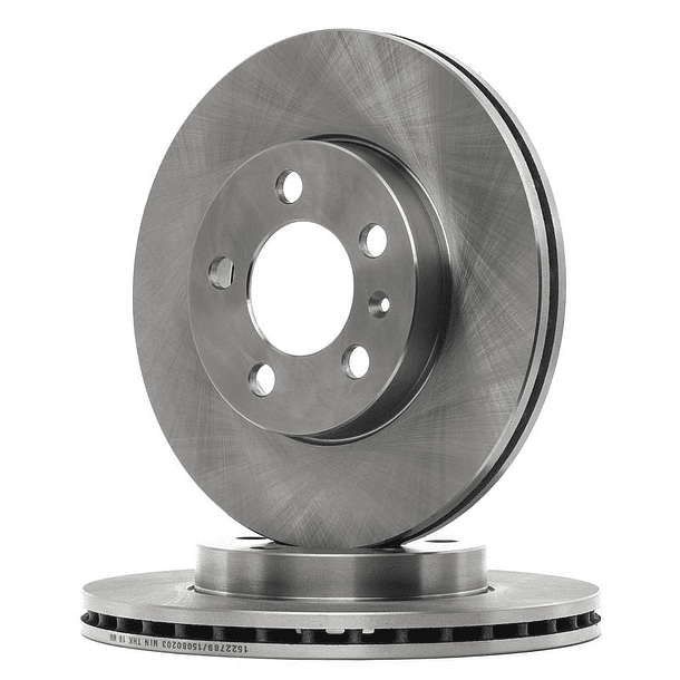 DISCO VENTILADO DELANTERO  256X22 MM 5X100 - TRW 1