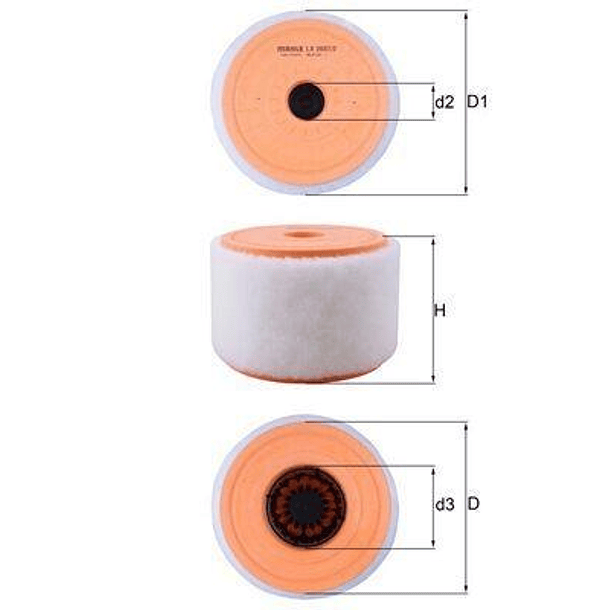 FILTRO AIRE - MAHLE 3