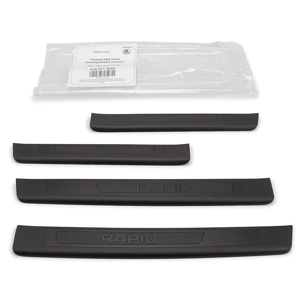 JUEGO LISTONES UMBRAL  NEGRO SPACEBACK 2