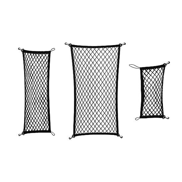 SET MALLA CARGA MALETERO  NEGRAS SPACEBACK