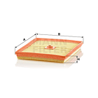 FILTRO AIRE - MANN FILTER 2