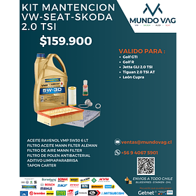 KIT MANTENCION VW-SEAT-SKODA 2.0 TSI