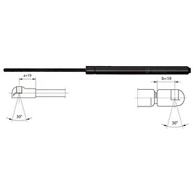 AMORTIGUADOR CAPOT - VIKA
