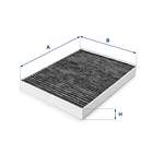 FILTRO POLEN CARBON ACTIVO AMAROK- UFI 2
