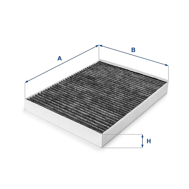 FILTRO POLEN CARBON ACTIVO AMAROK- UFI 2
