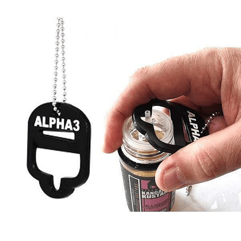 ALPHA3 , ABRIR TAPA BOTELLA ELIQUID