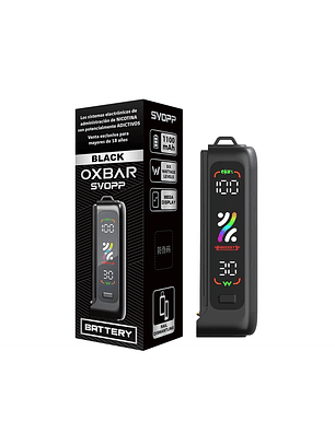 Oxbar Svopp – Batería Black 1100 mah 