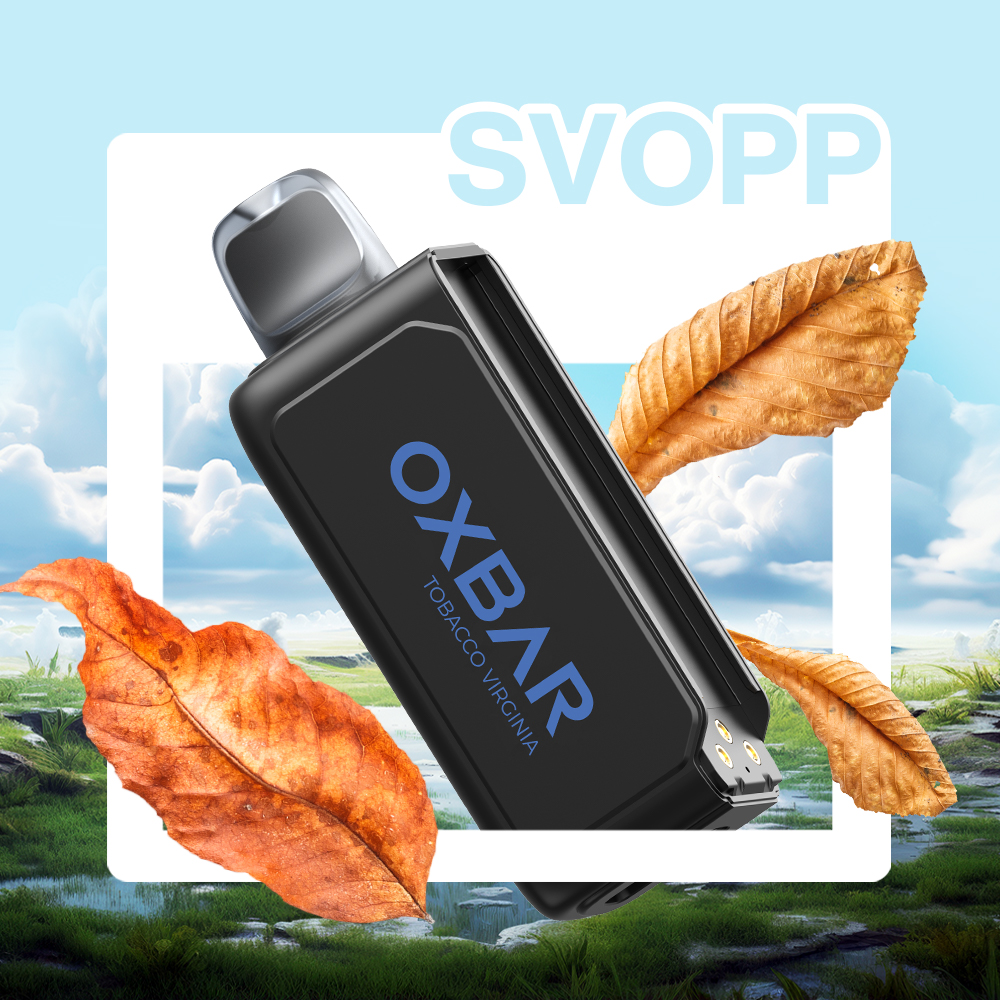 Oxbar Svopp Recarga 25K Puffs – Tobacco Virginia 1