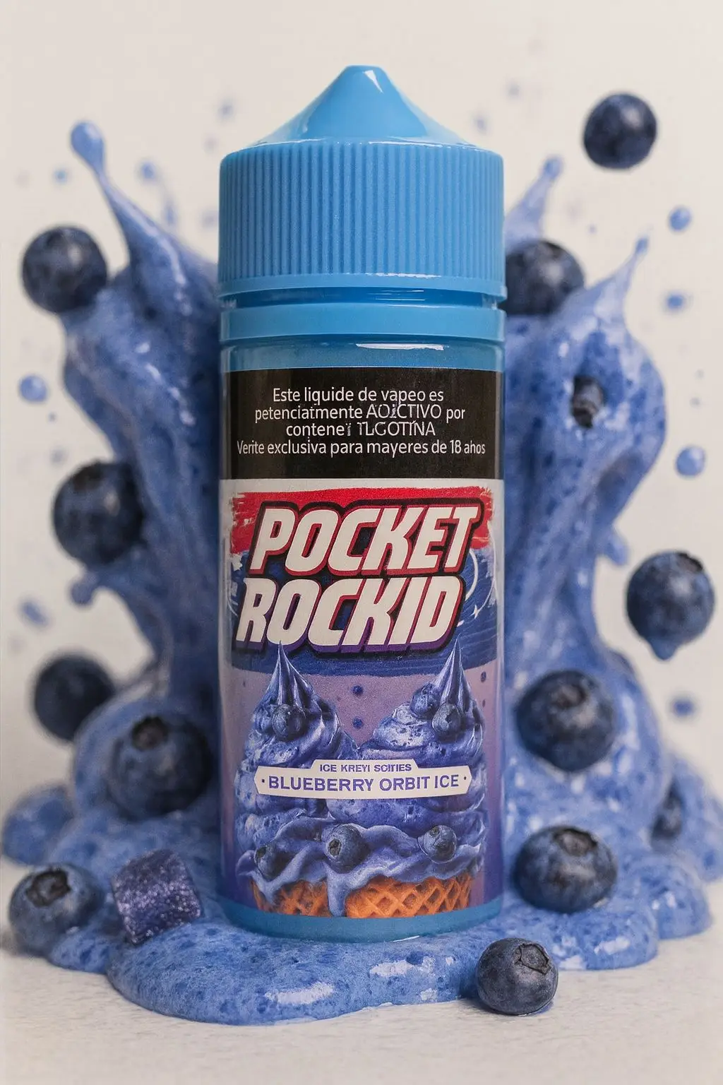 Pocket Rockeid – Blueberry Orbit Ice 100ml  1