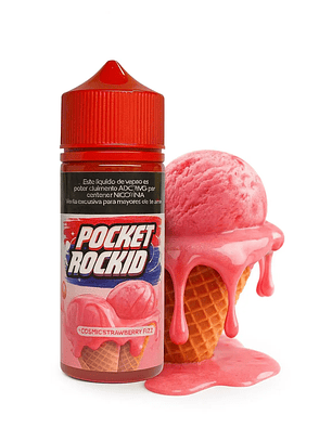 Pocket Rockid – Cosmic Strawberry Fizz 100ml