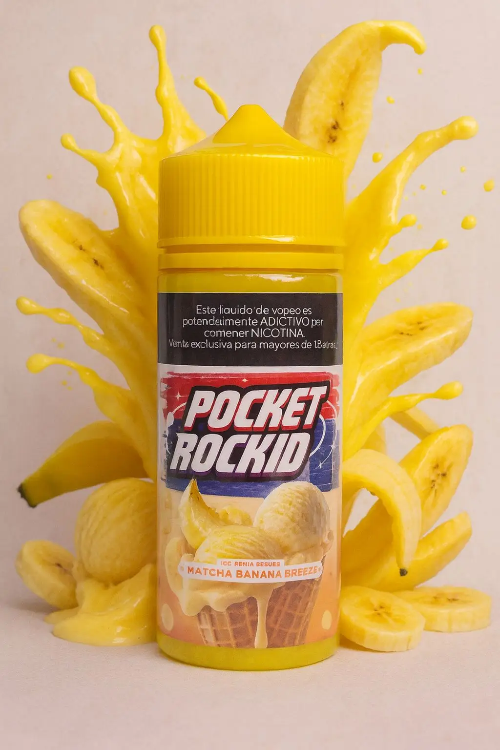 Pocket Rockid – Nebula Banana Breeze 100ml 1