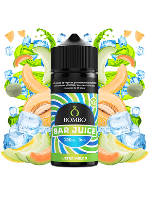 Bombo Bar Juice Ultra Melon 120ml - Melon Dulce ice 