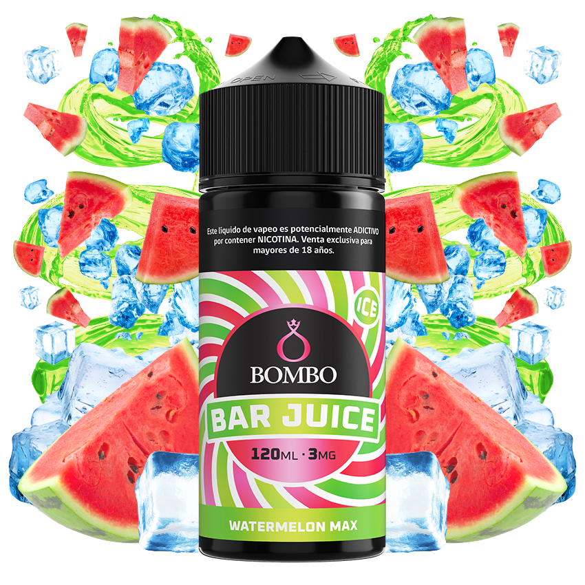 Bombo Super Juice Watermelon Max 120ml - Sandía Hielo ice 1