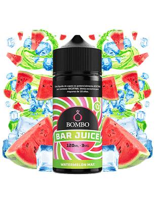 Bombo Super Juice Watermelon Max 120ml - Sandía Hielo ice