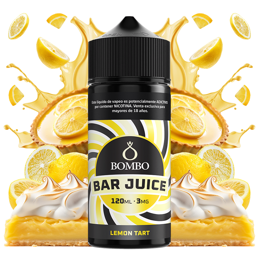 Bombo Bar Juice Lemon Tart 120ml - Pie de Limón 1