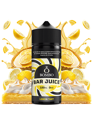 Bombo Bar Juice Lemon Tart 120ml - Pie de Limón
