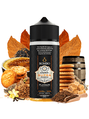 Bombo Cookie Supra Reserve 120ml - Tabaco Cookies