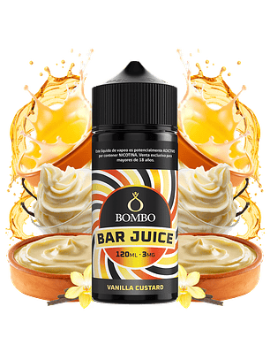 Bombo Bar Juice Vanilla Custard 120ml - Vainilla Cremosa