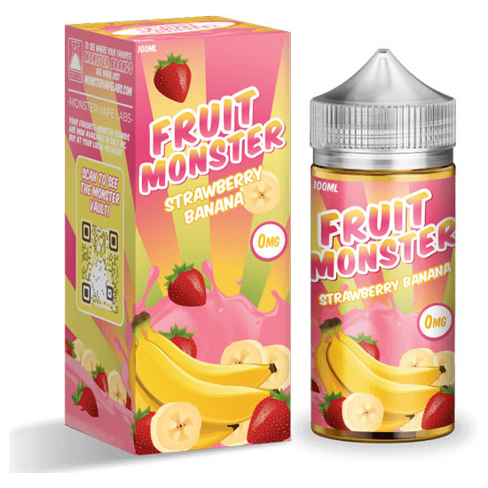 Fruit Monster Strawberry Banana 100ml - Frutilla y Banana 1