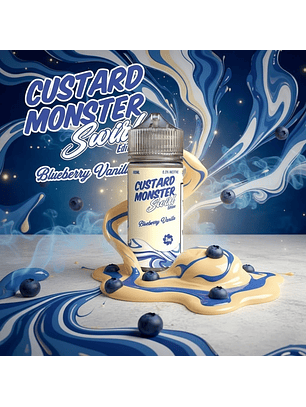 Custard Monster Swirl Blueberry Vanilla 100ml