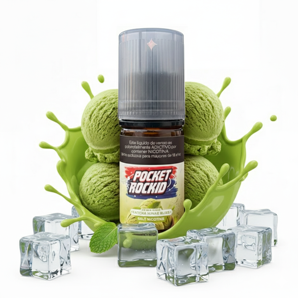 Pocket RockID Salt – Matcha Lunar Bliss HELADO SAL NIC 30ML 1
