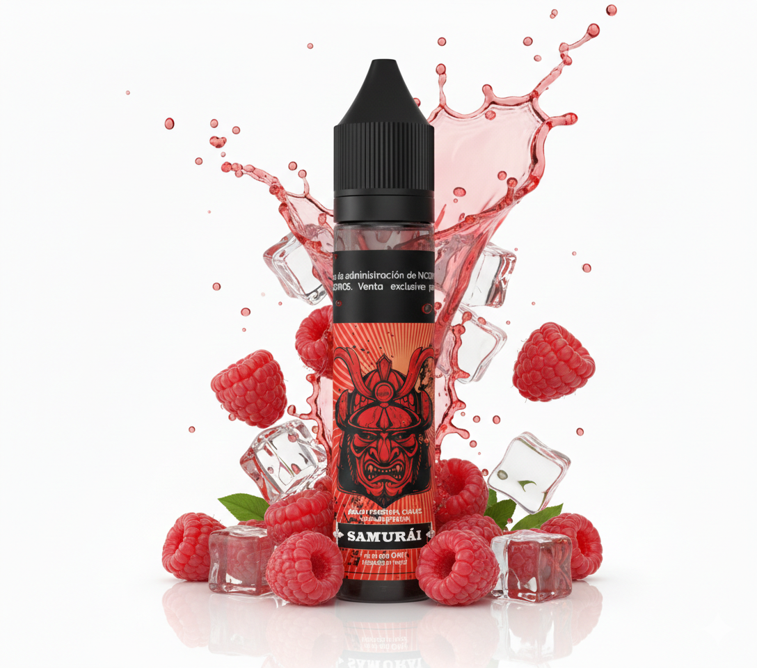 samurai frambuesa ice 30 ml SAL NIC 1