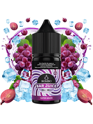 Bombo Bar Juice Super Grape Ice Salt 30ml - Uvas