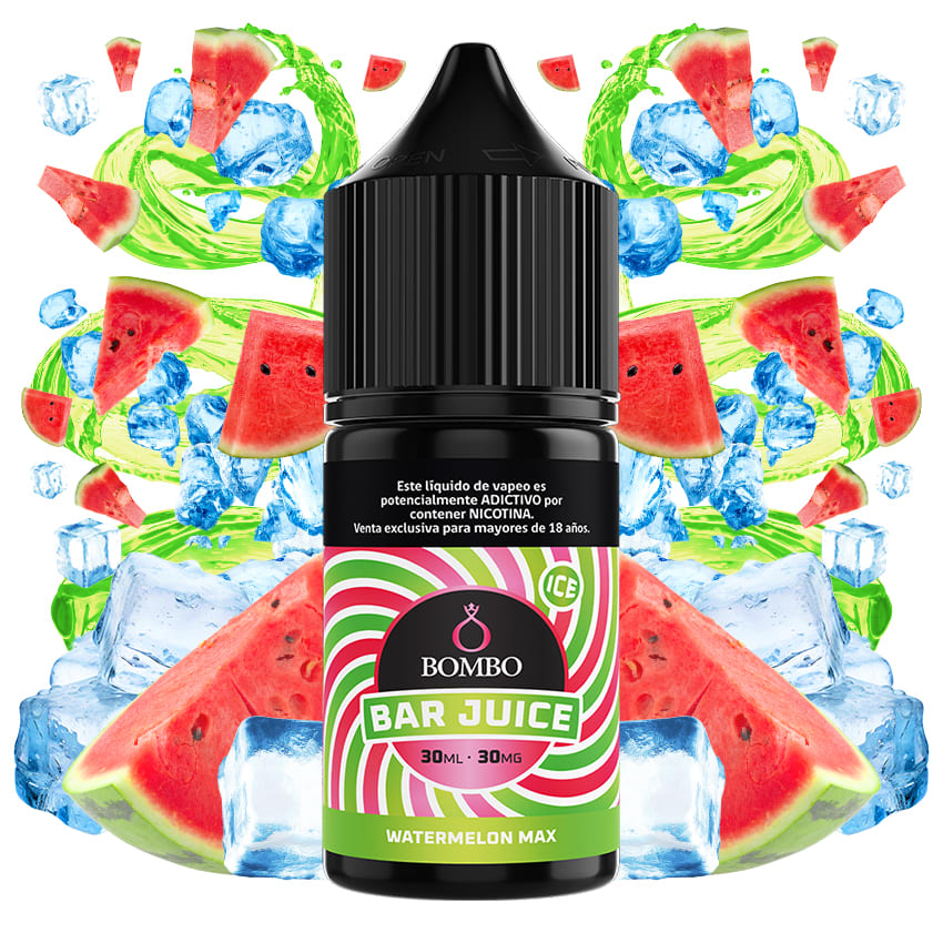 Bombo Super Juice Watermelon Max Ice Salt 30ml - Sandía Hielo 1