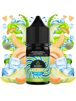 Bombo Bar Juice Ultra Melon Ice Salt 30ml - Melón Dulce