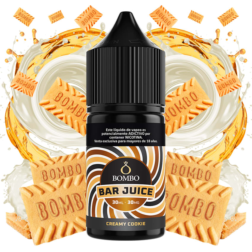 Bombo Bar Juice Creamy Cookie Salt 30ml - Galleta Rellena 1