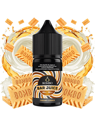 Bombo Bar Juice Creamy Cookie Salt 30ml - Galleta Rellena