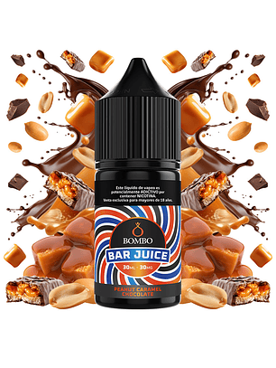 Bombo Bar Juice Peanut Caramel Chocolate Salt 30ml - Maní, Caramelo y Chocolate 30ml