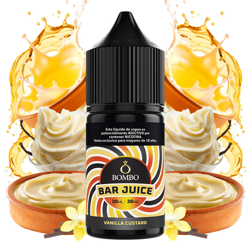 Bombo Bar Juice Vanilla Custard Salt 30ml - Vainilla Cremosa 1