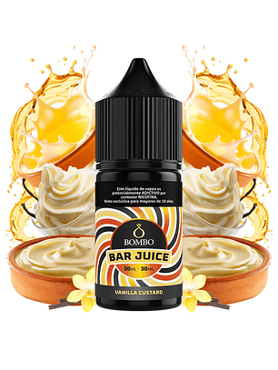 Bombo Bar Juice Vanilla Custard Salt 30ml - Vainilla Cremosa