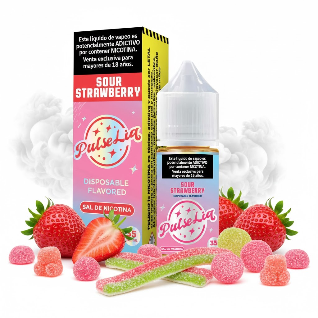 Pulse Liq Sour Strawberry Salt 30ml 1
