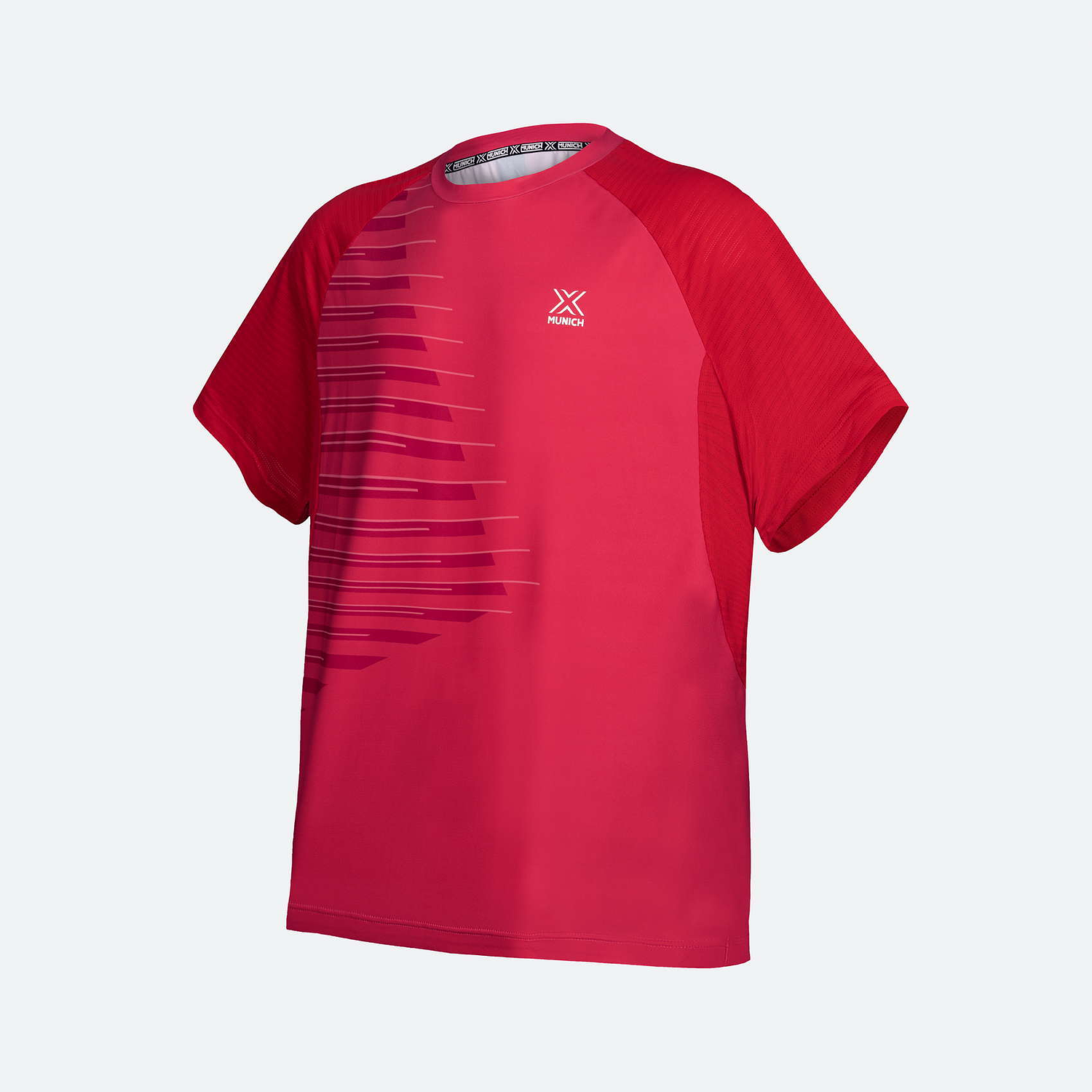 POLERA MUNICH MAN PRO DRY TEE FUCSIA 1