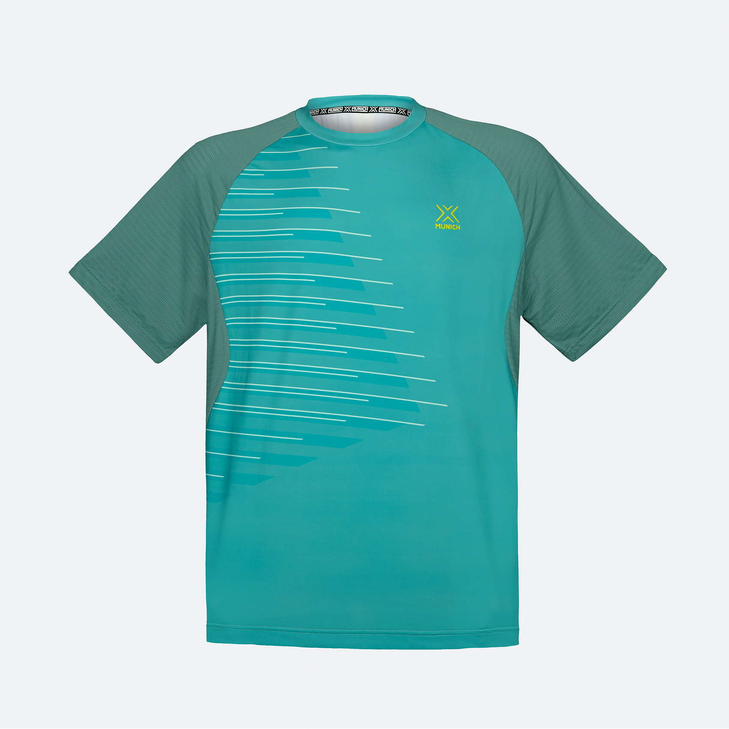 POLERA MUNICH MAN PRO DRY TEE AQUA 2