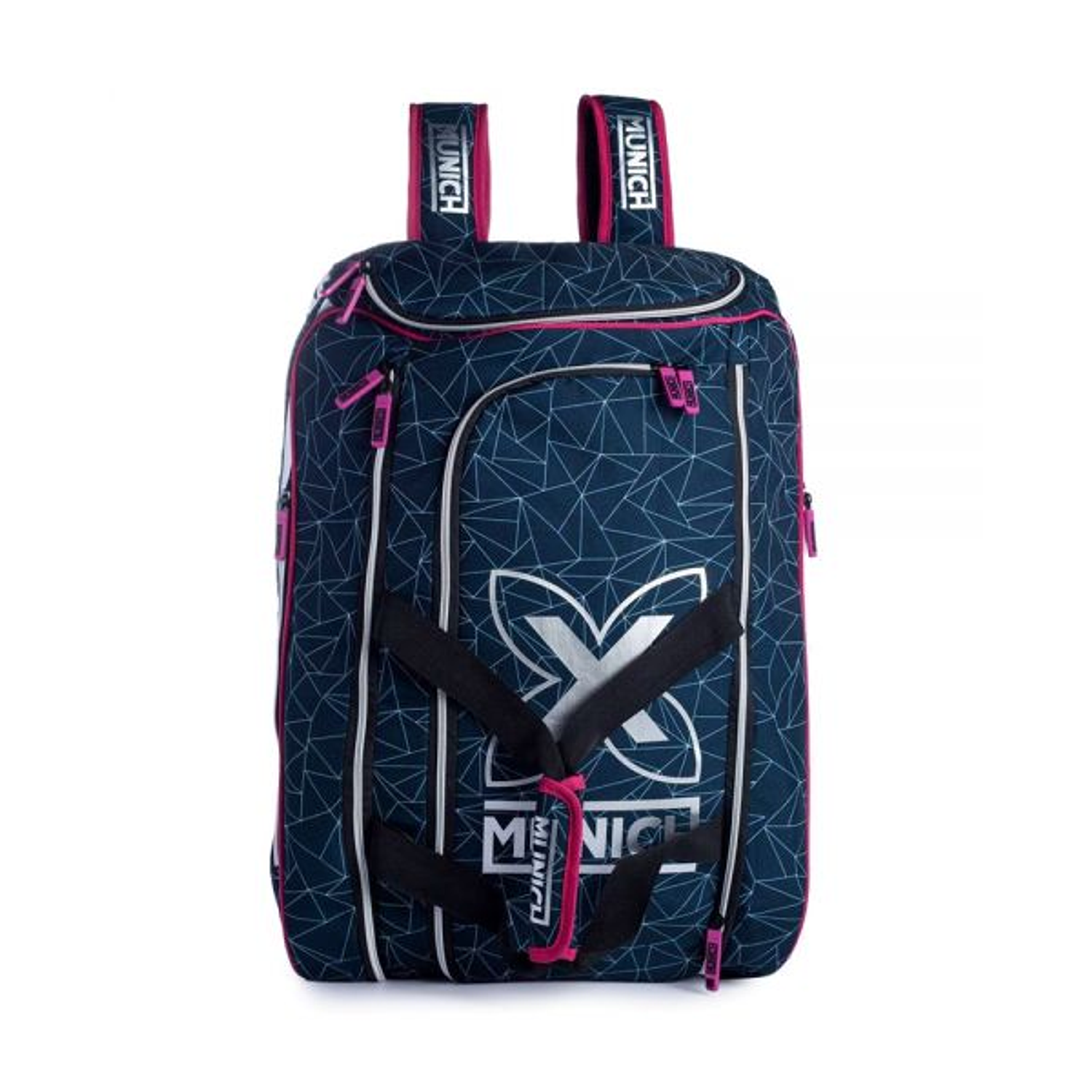 BOLSO MUNICH BAG PADEL NEGRO ROSA 3