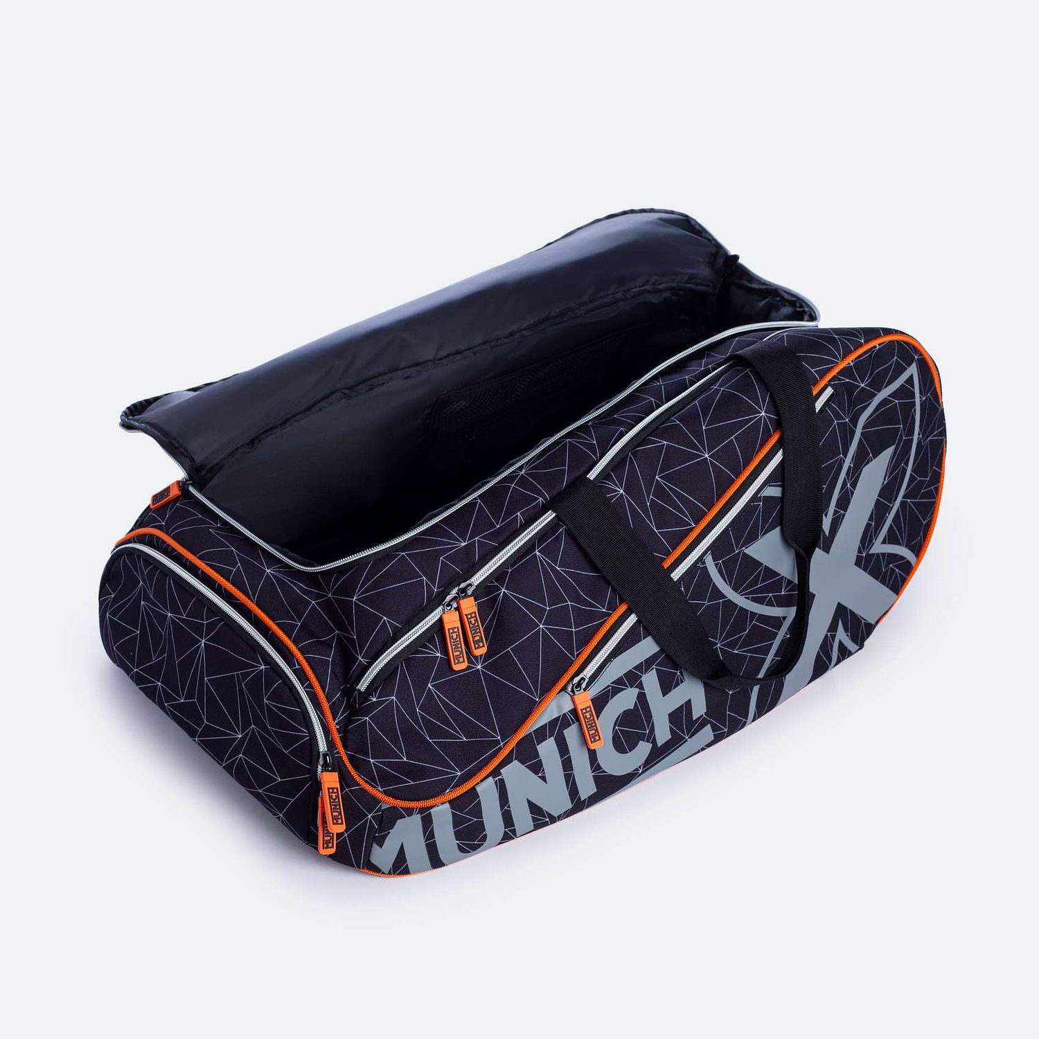 BOLSO MUNICH BAG PADEL NEGRO NARANJA 2