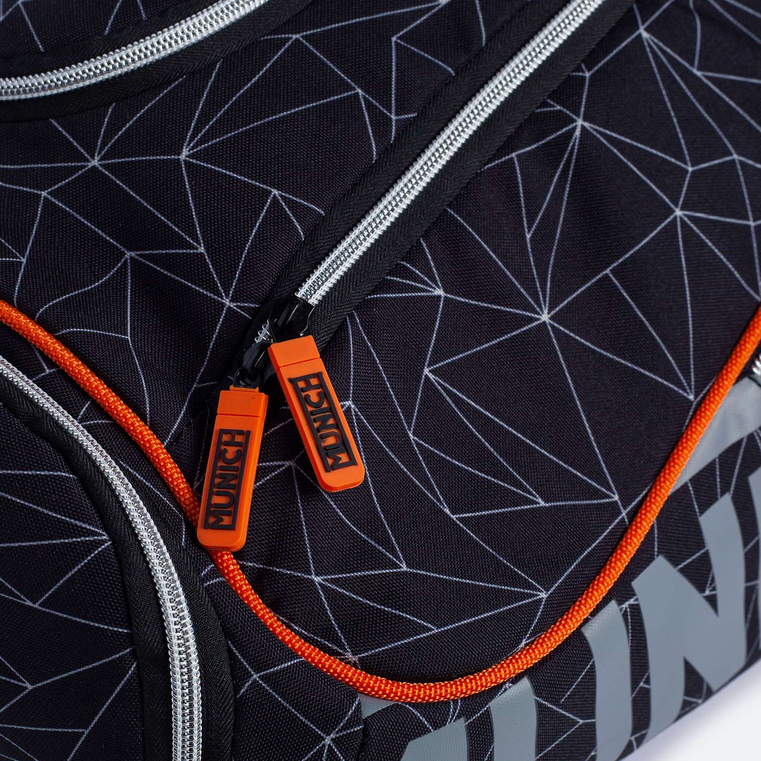 BOLSO MUNICH BAG PADEL NEGRO NARANJA 3
