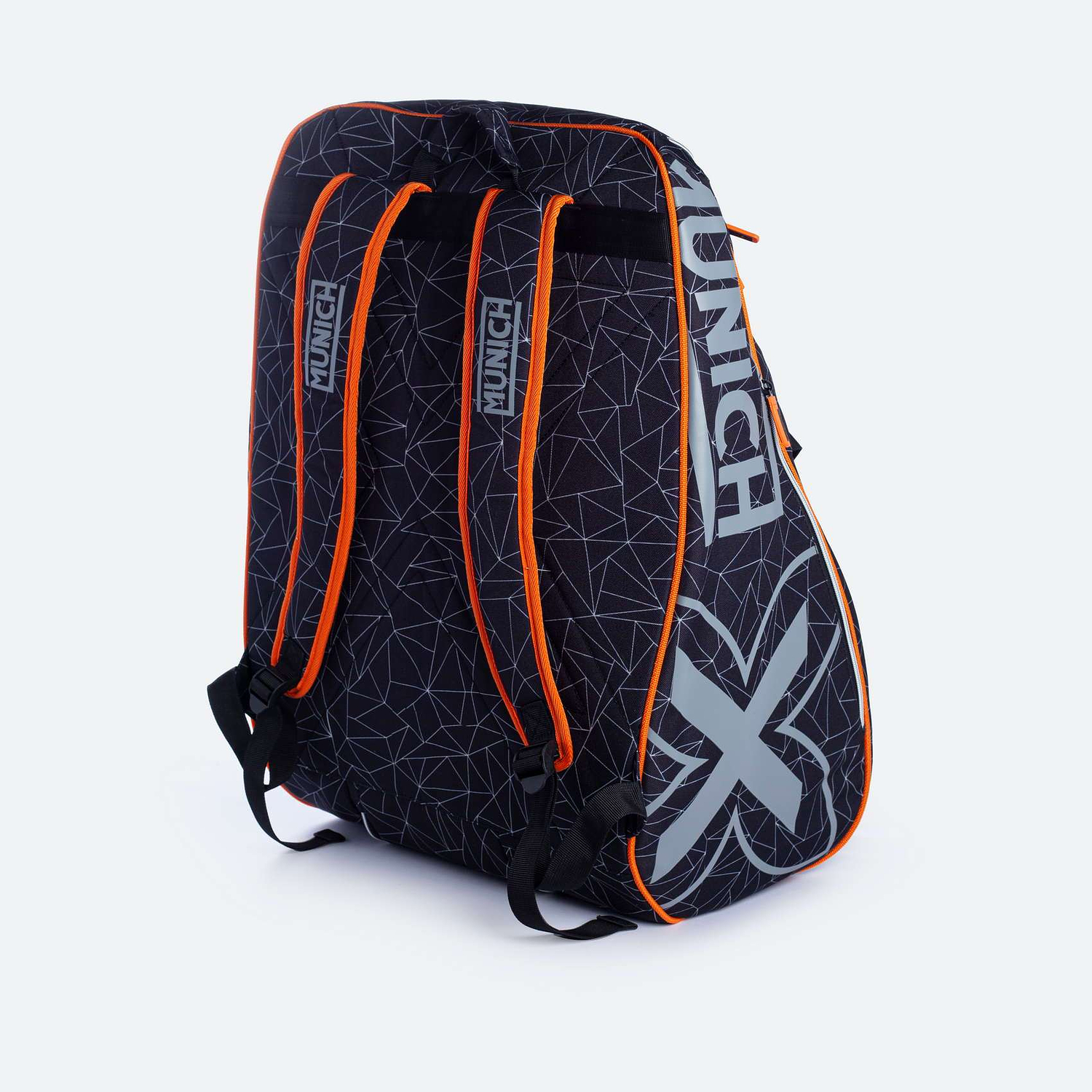 BOLSO MUNICH BAG PADEL NEGRO NARANJA 4