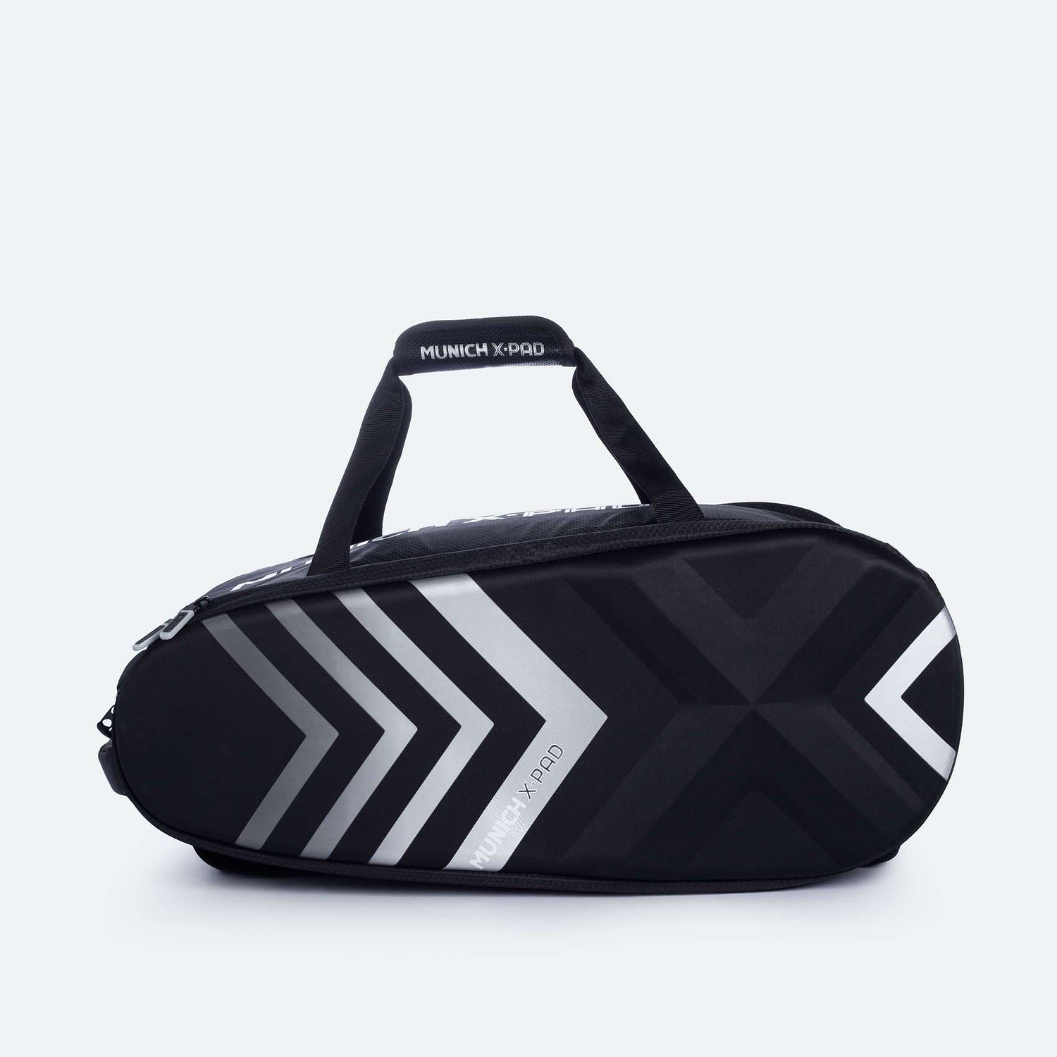 BOLSO MUNICH RACKET BAG NEGRO-SILVER 2