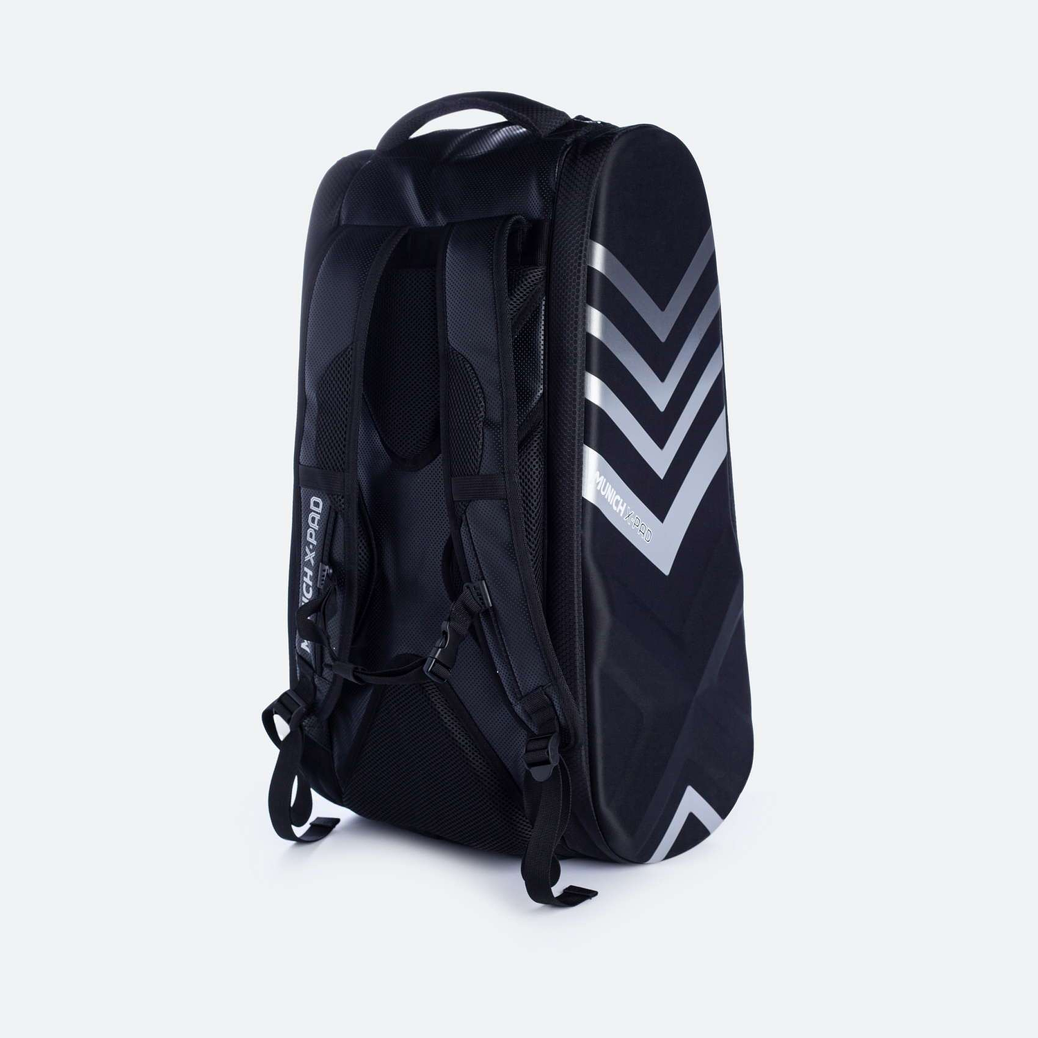 BOLSO MUNICH RACKET BAG NEGRO-SILVER 3