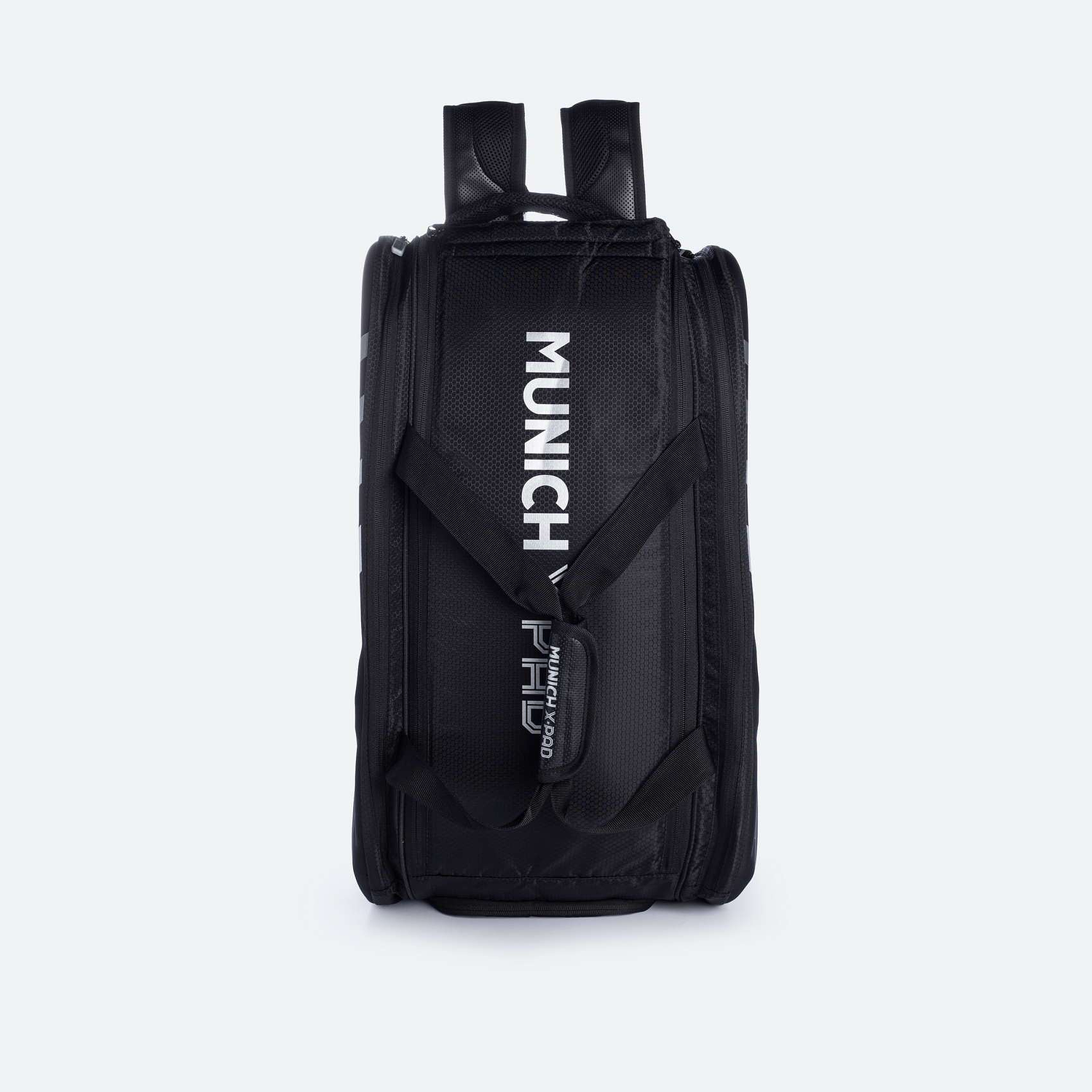 BOLSO MUNICH RACKET BAG NEGRO-SILVER 6
